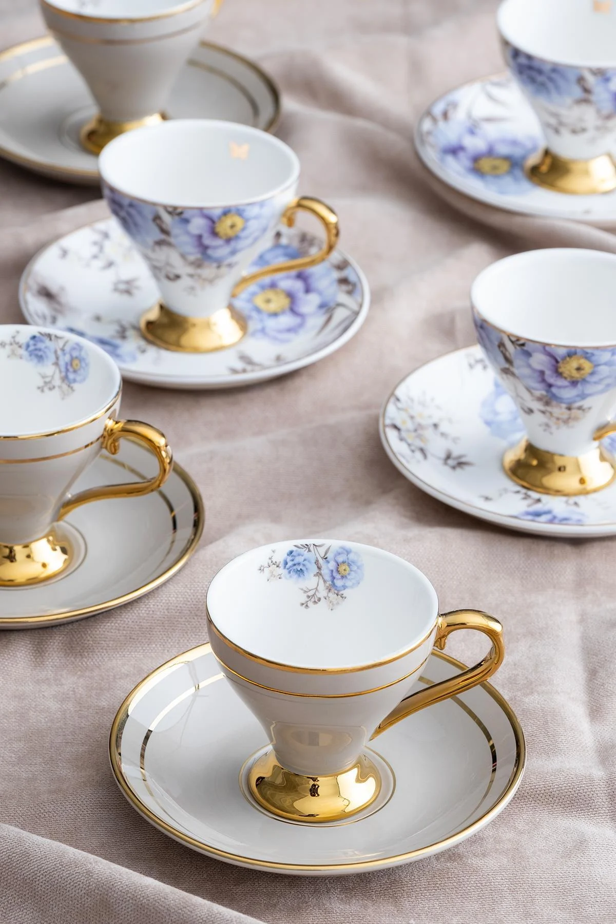 Royalty 6 Kişilik Porselen Kahve Fincanı Takımı - 90 ml · 4. fotoğraf