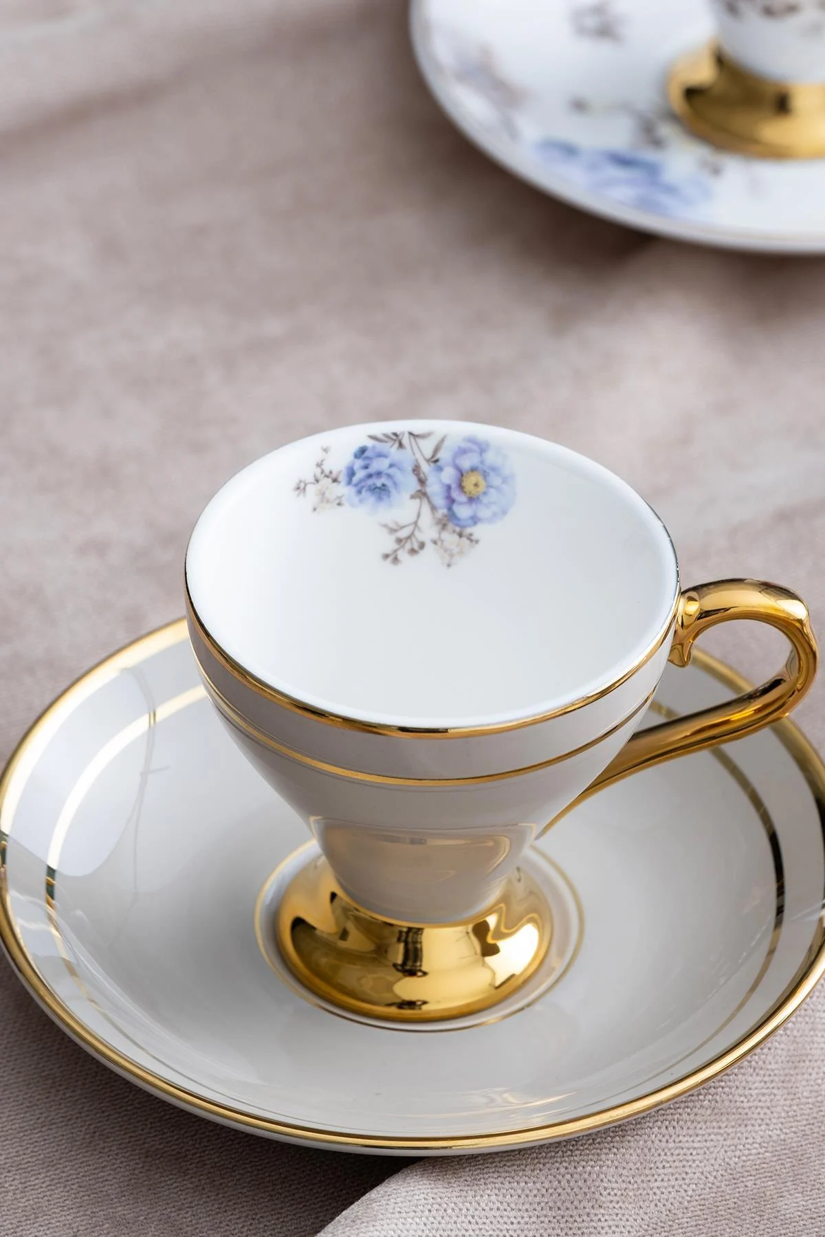 Royalty 6 Kişilik Porselen Kahve Fincanı Takımı - 90 ml · 6. fotoğraf