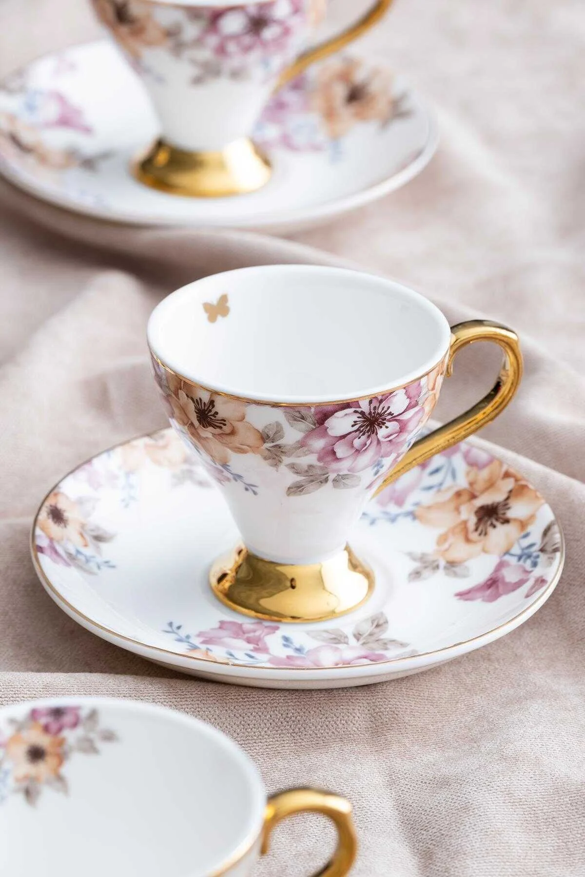 Royalty 6 Kişilik Porselen Kahve Fincanı Takımı - 90 ml · 2. fotoğraf
