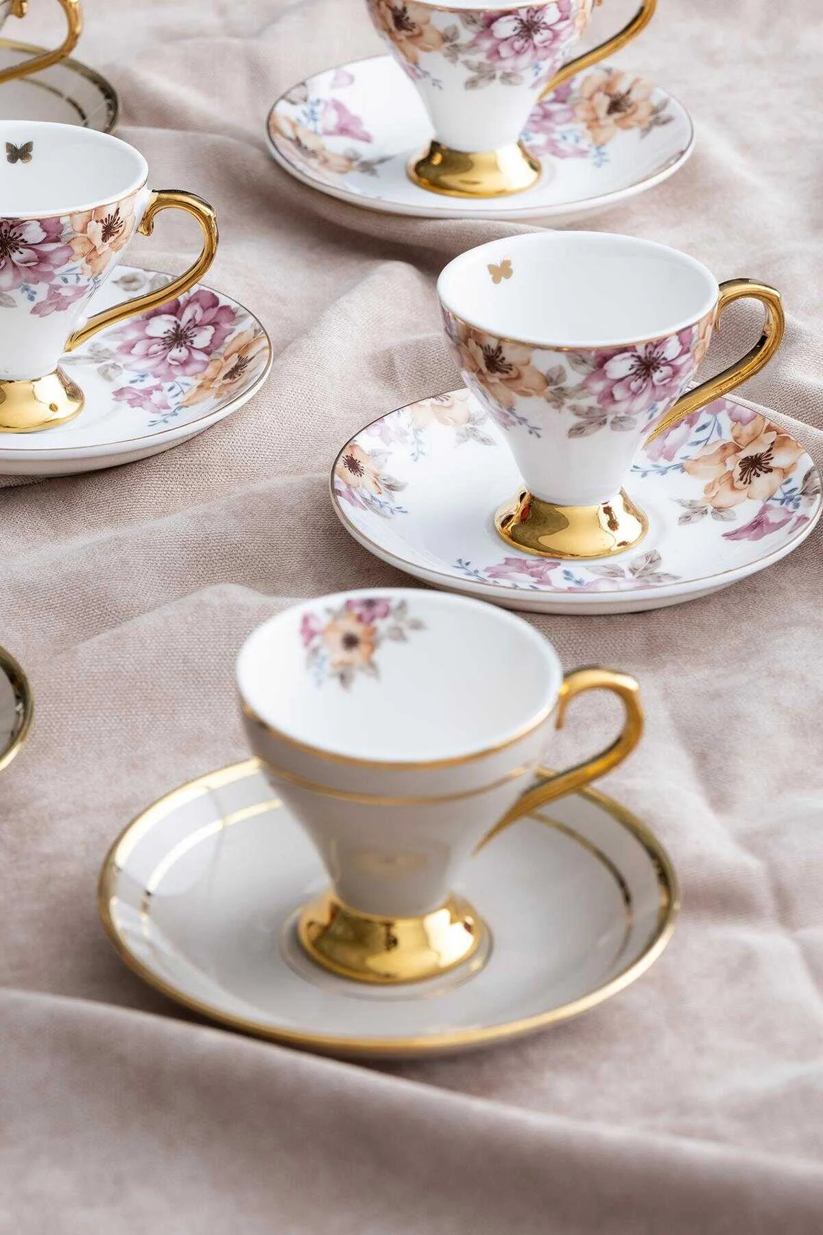 Royalty 6 Kişilik Porselen Kahve Fincanı Takımı - 90 ml · 3. fotoğraf