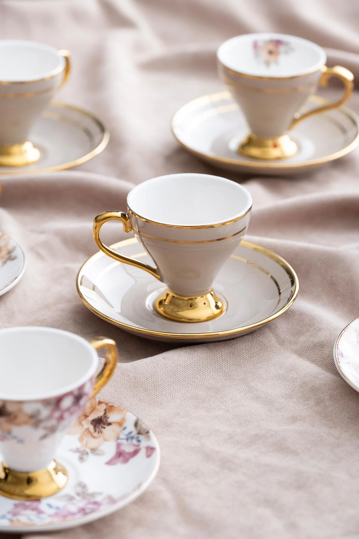 Royalty 6 Kişilik Porselen Kahve Fincanı Takımı - 90 ml · 4. fotoğraf