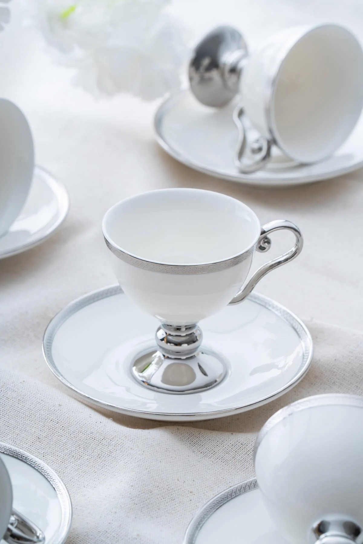 Thelma Beyaz 6 Kişilik Kahve Fincanı Takımı - 90 ml · 2. fotoğraf