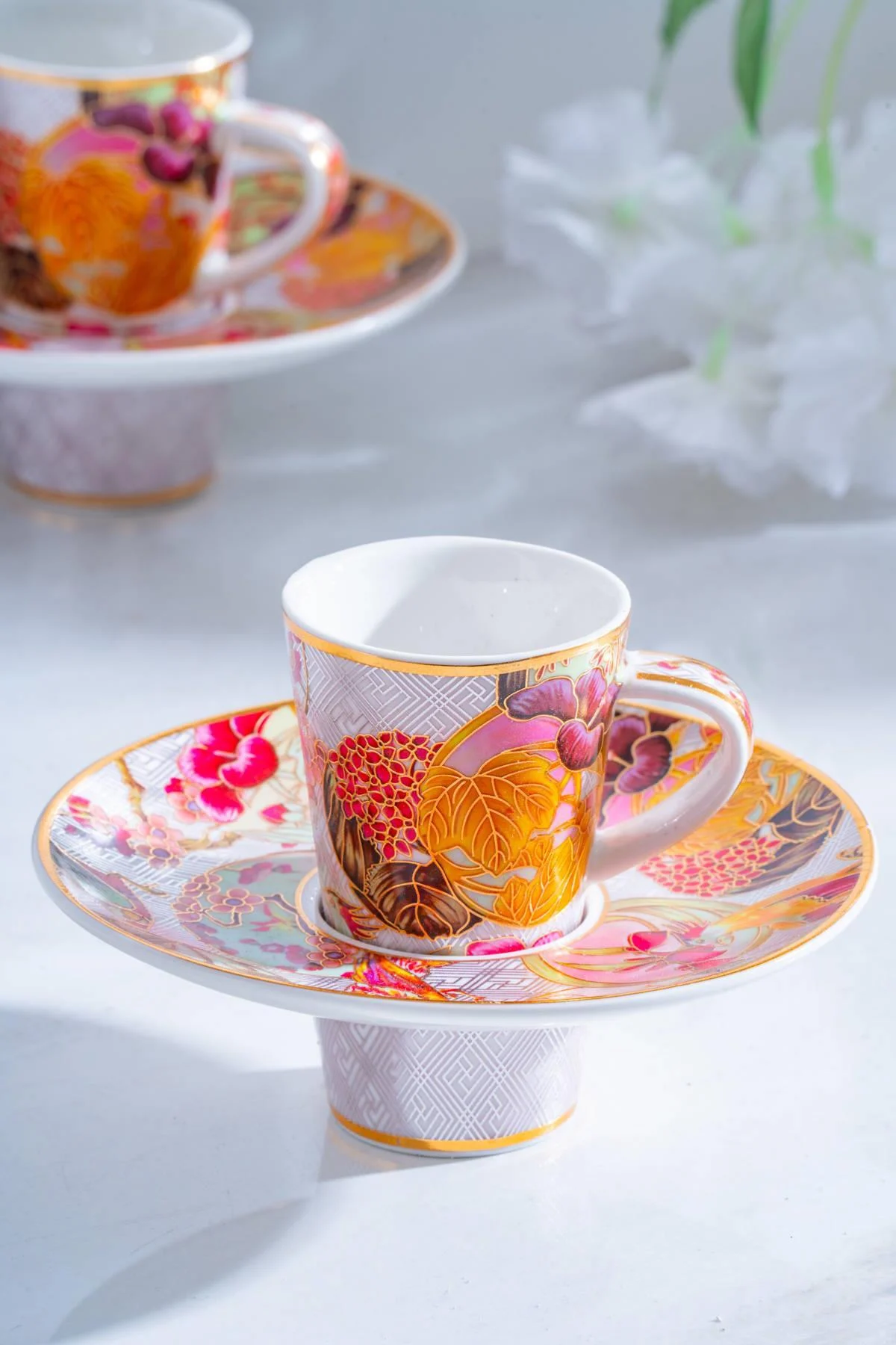 Dream 6 Kişilik Porselen Kahve Fincanı Takımı - 90 ml · 5. fotoğraf