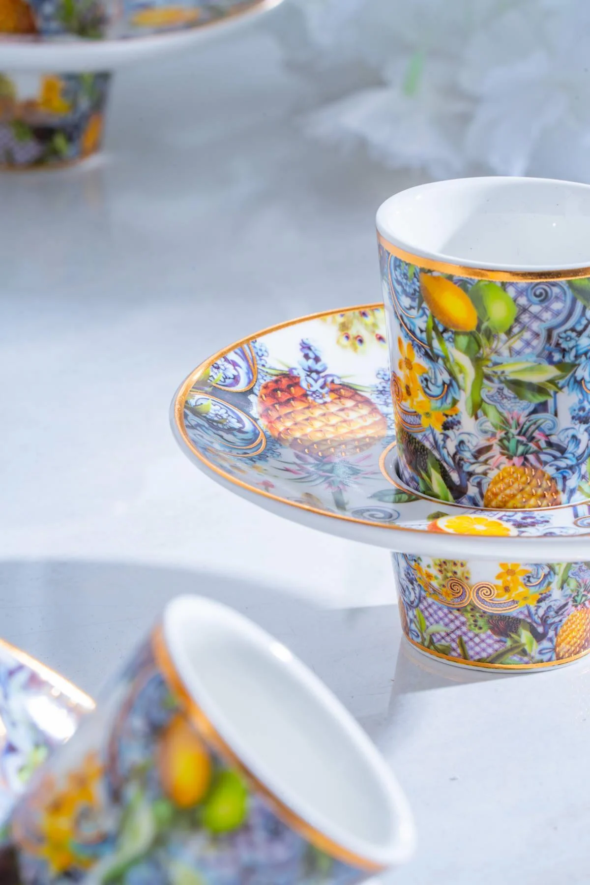 Capri 6 Kişilik Porselen Kahve Fincanı Takımı - 90 ml · 4. fotoğraf