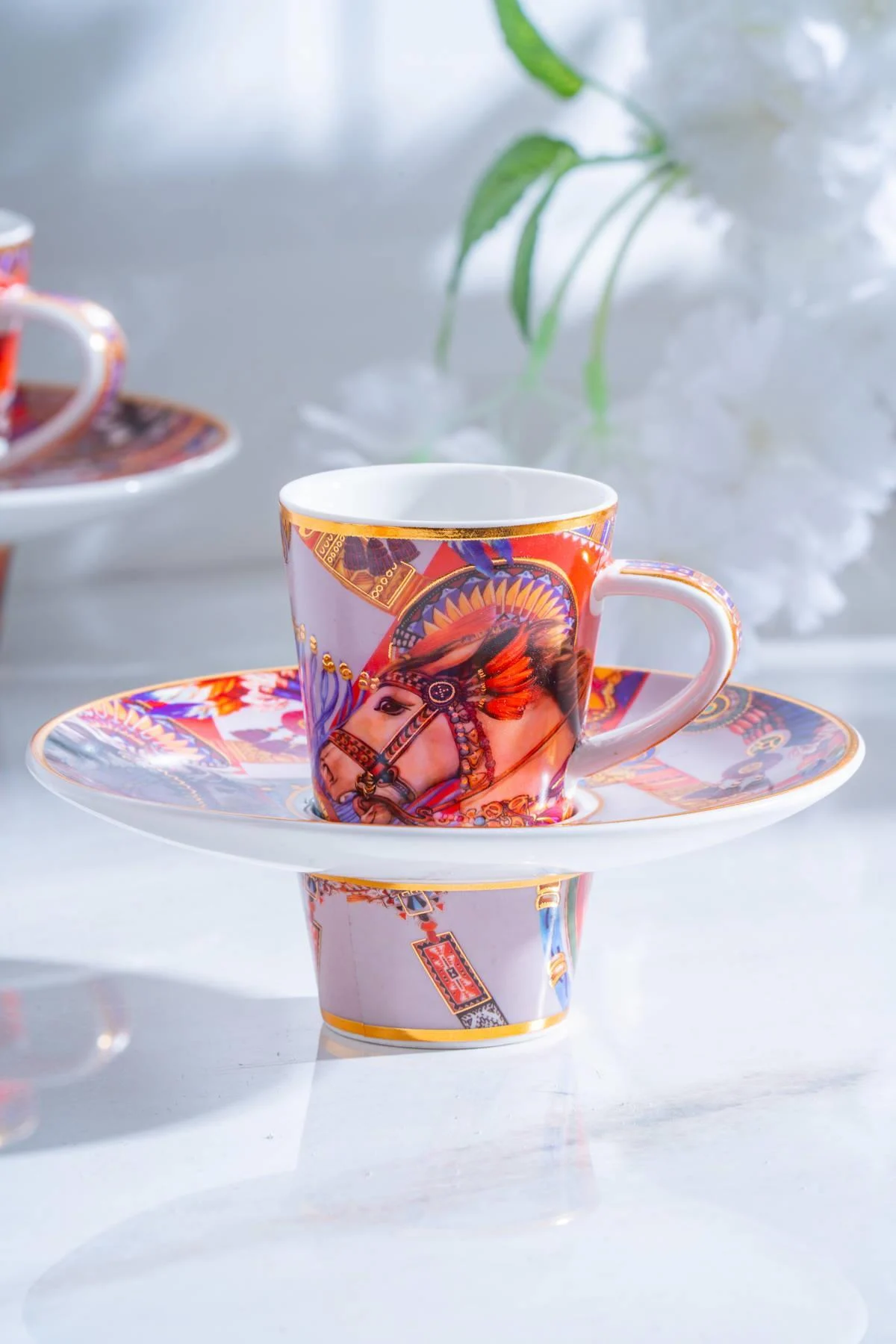 Whisper 6 Kişilik Porselen Kahve Fincanı Takımı - 90 ml · 7. fotoğraf