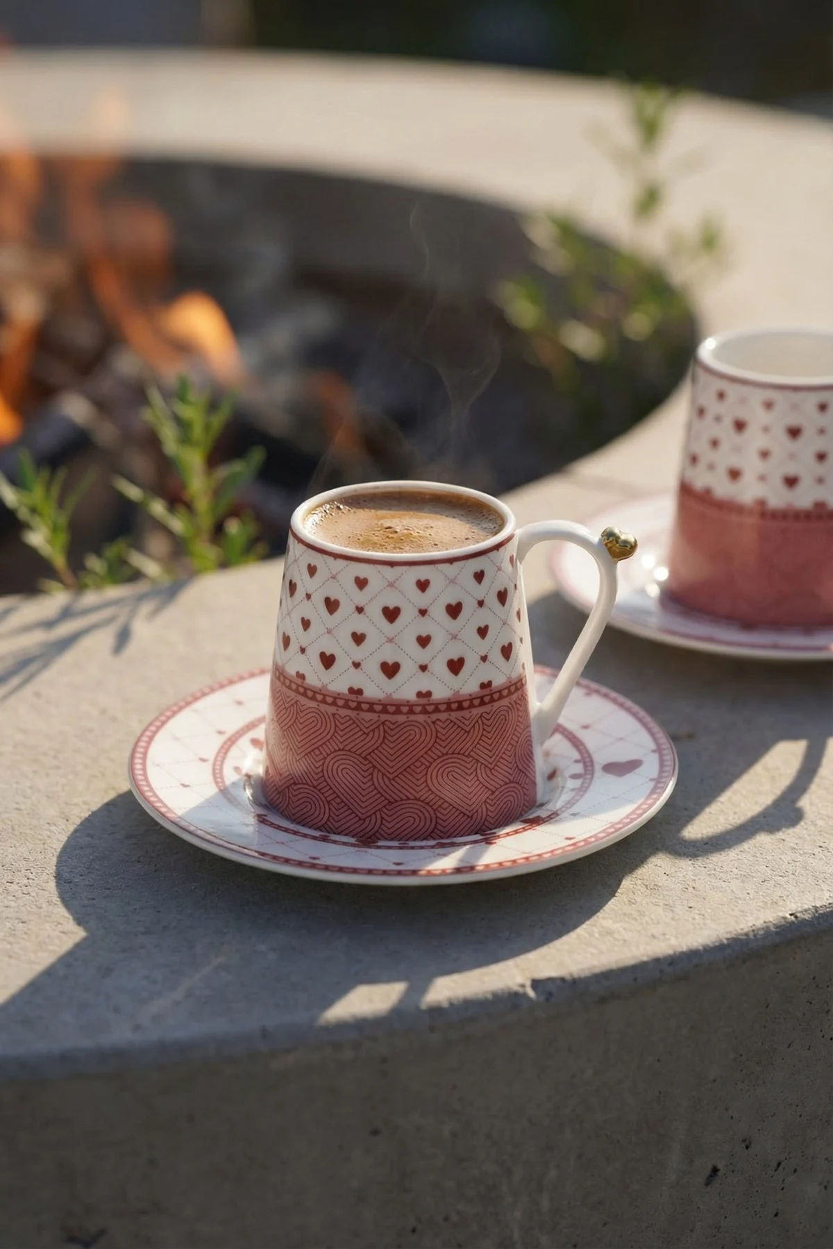 Faith 6 Kişilik Porselen Kahve Fincan Takımı - 90 ml · 3. fotoğraf