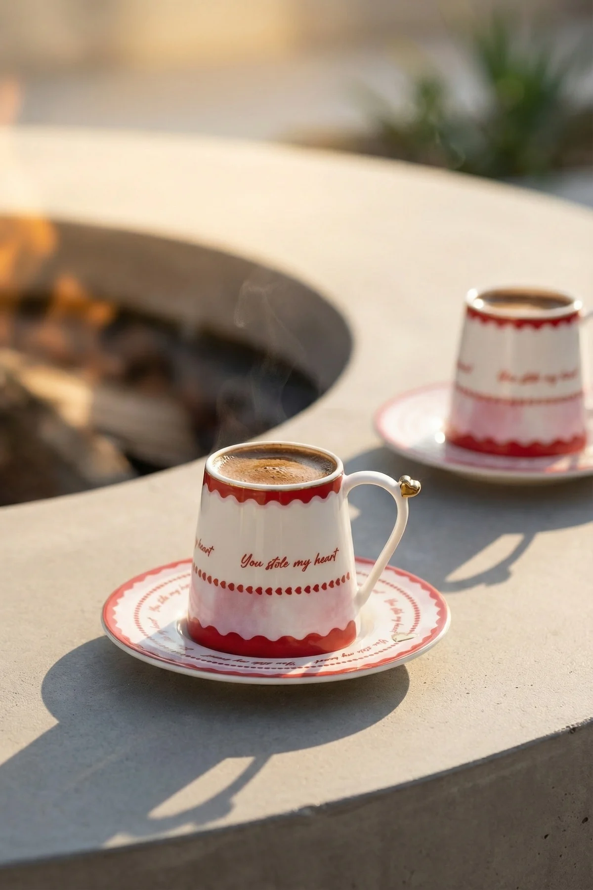 Franny 6 Kişilik Porselen Kahve Fincan Takımı - 90 ml · 2. fotoğraf