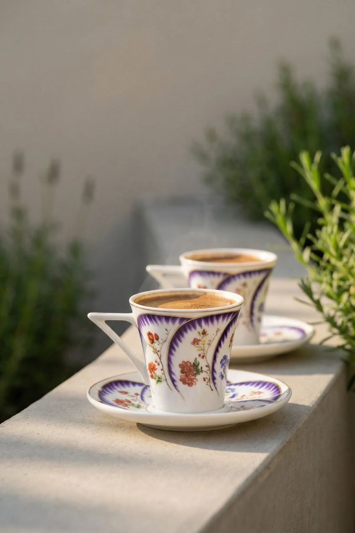 Klauzy 6 Kişilik Porselen Kahve Fincan Takımı - 90 ml · 2. fotoğraf