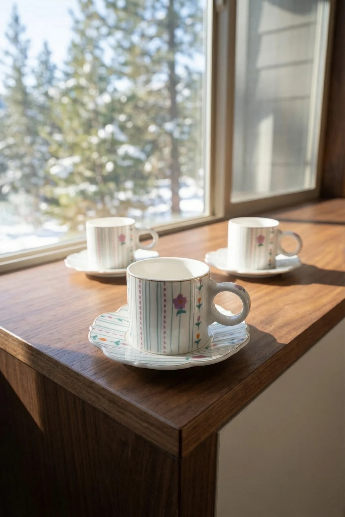 Millie 6 Kişilik Porselen Kahve Fincanı Takımı - 90 ml · 2. fotoğraf