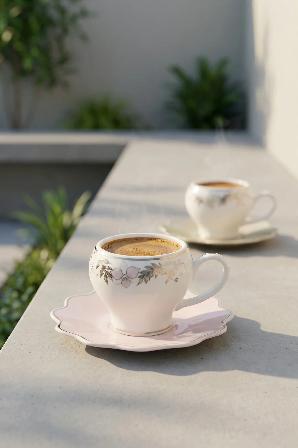 Melora 6 Kişilik Porselen Kahve Fincanı Takımı - 90 ml · 2. fotoğraf