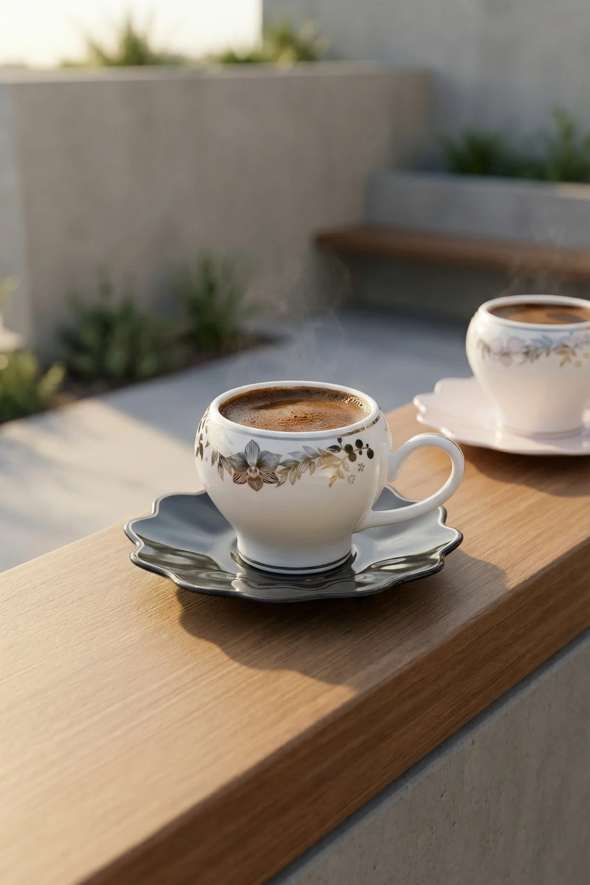 Melora 6 Kişilik Porselen Kahve Fincanı Takımı - 90 ml · 3. fotoğraf