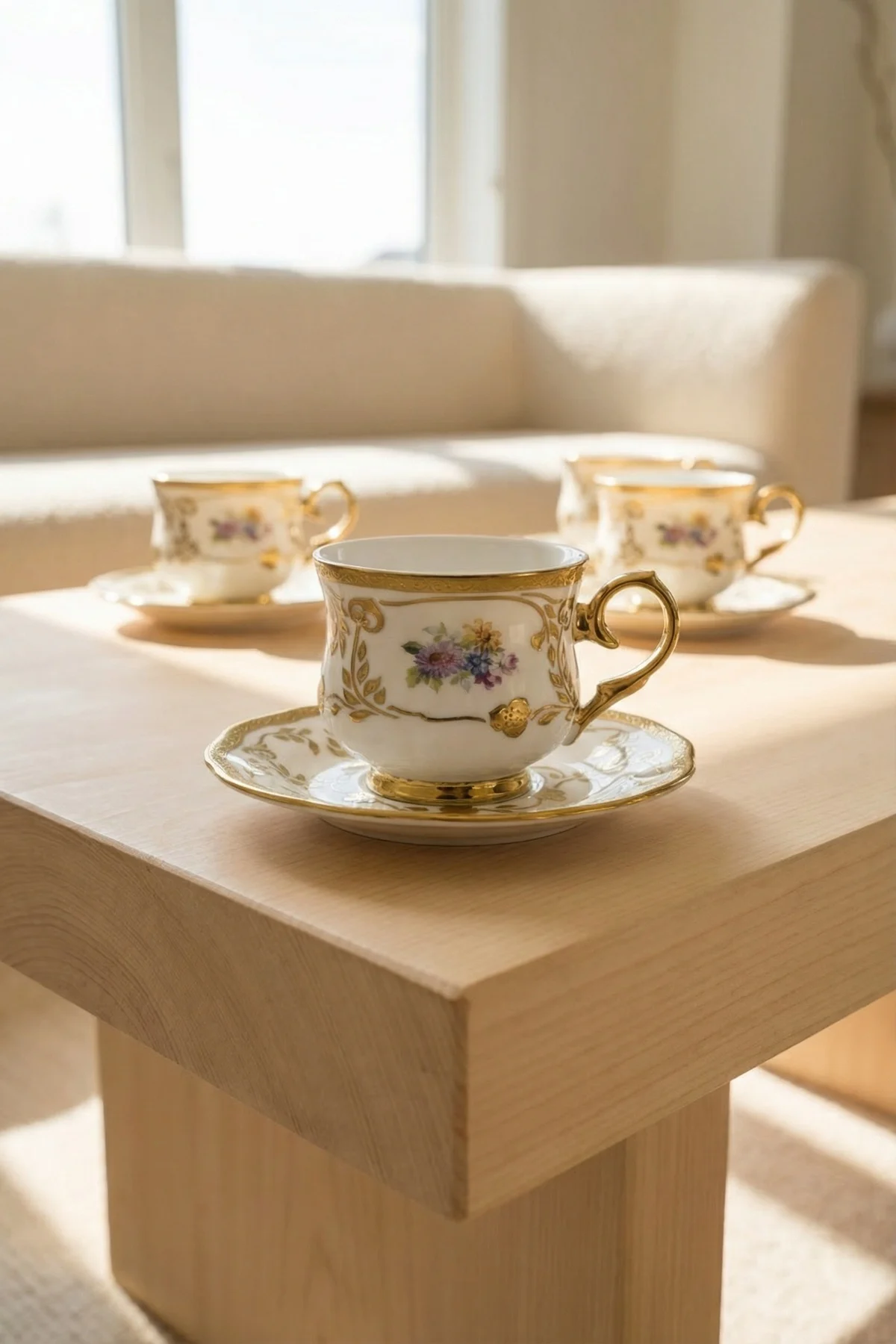 Lilietta 6 Kişilik Porselen Kahve Fincan Takımı - 90 ml · 2. fotoğraf