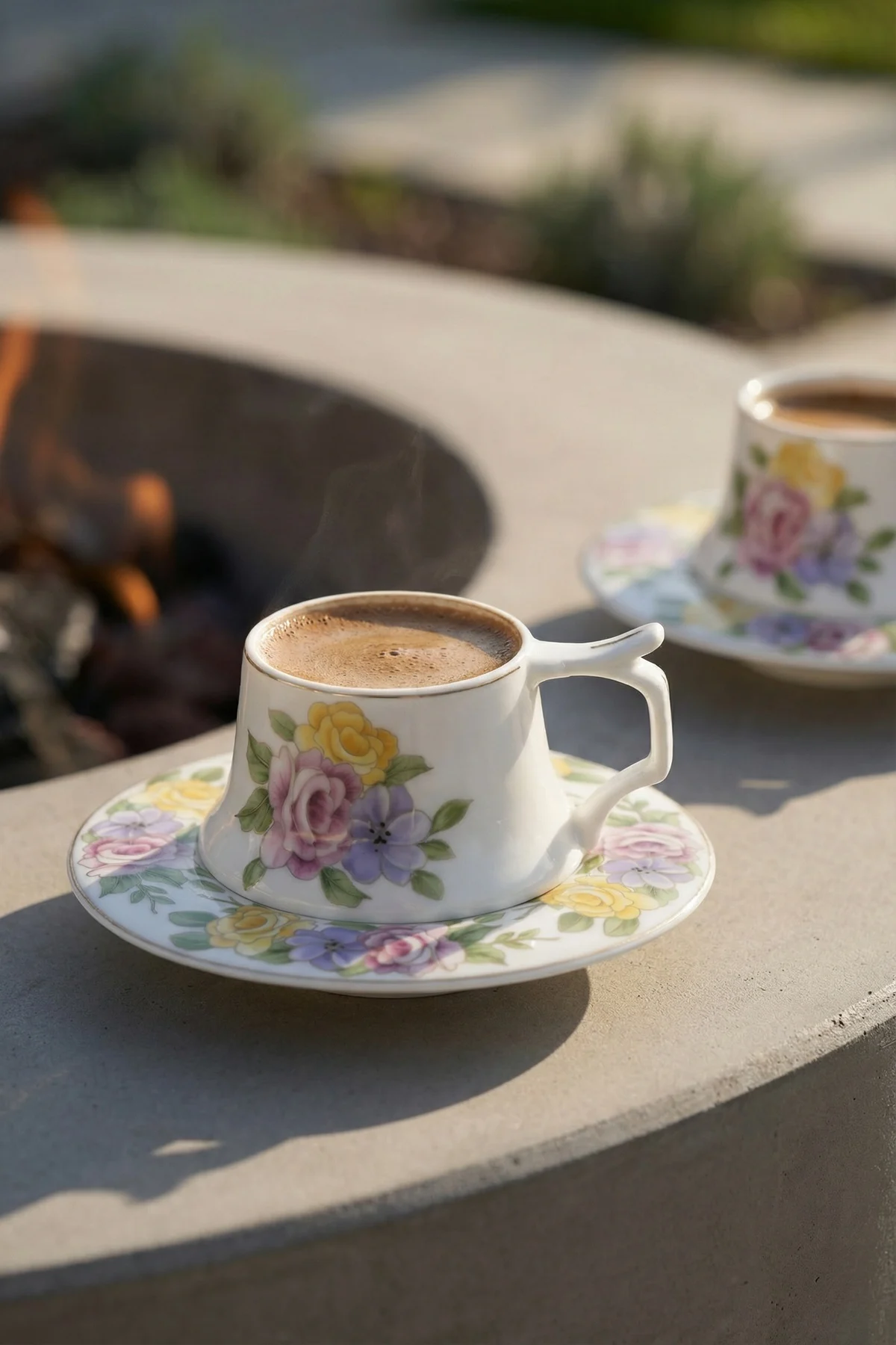 Ross 6 Kişilik Porselen Kahve Fincan Takımı - 90 ml · 2. fotoğraf