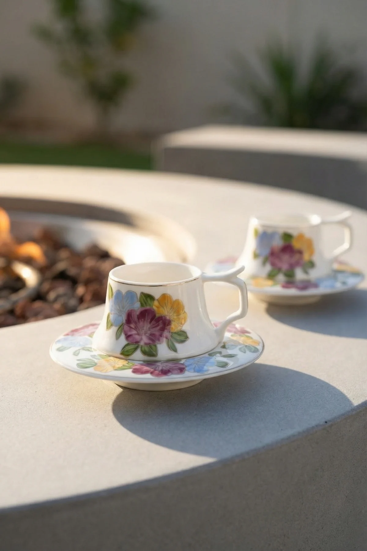 Janson 6 Kişilik Porselen Kahve Fincan Takımı - 90 ml · 2. fotoğraf