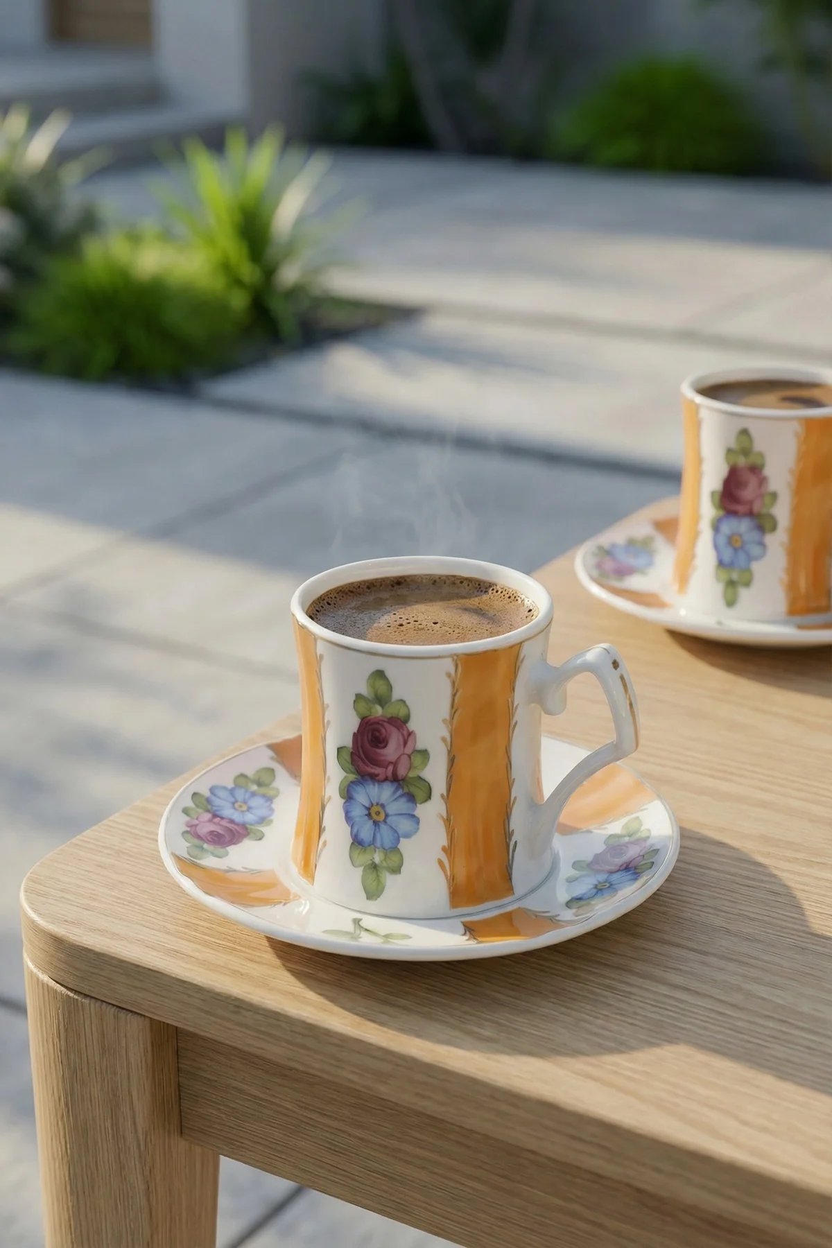 Ronnie 6 Kişilik Porselen Kahve Fincan Takımı - 100 ml · 2. fotoğraf