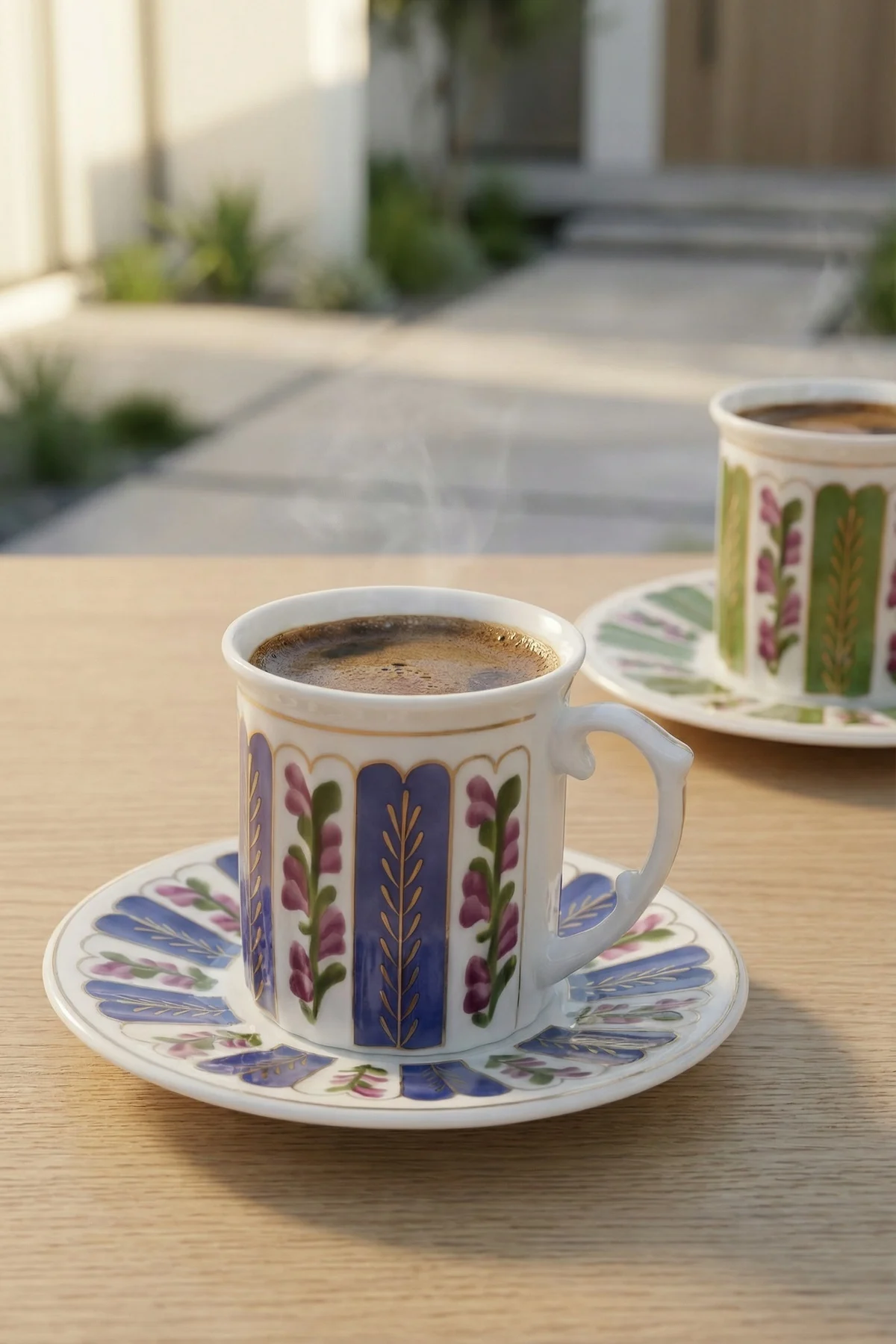 Maddox 6 Kişilik Porselen Kahve Fincan Takımı - 90 ml · 2. fotoğraf