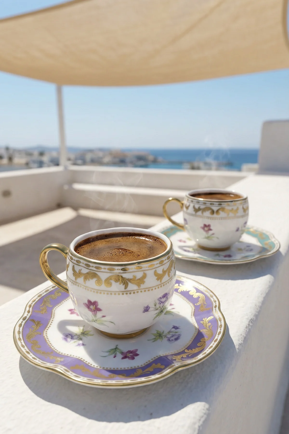 Jasmine 6 Kişilik Porselen Kahve Fincan Takımı - 90 ml · 2. fotoğraf