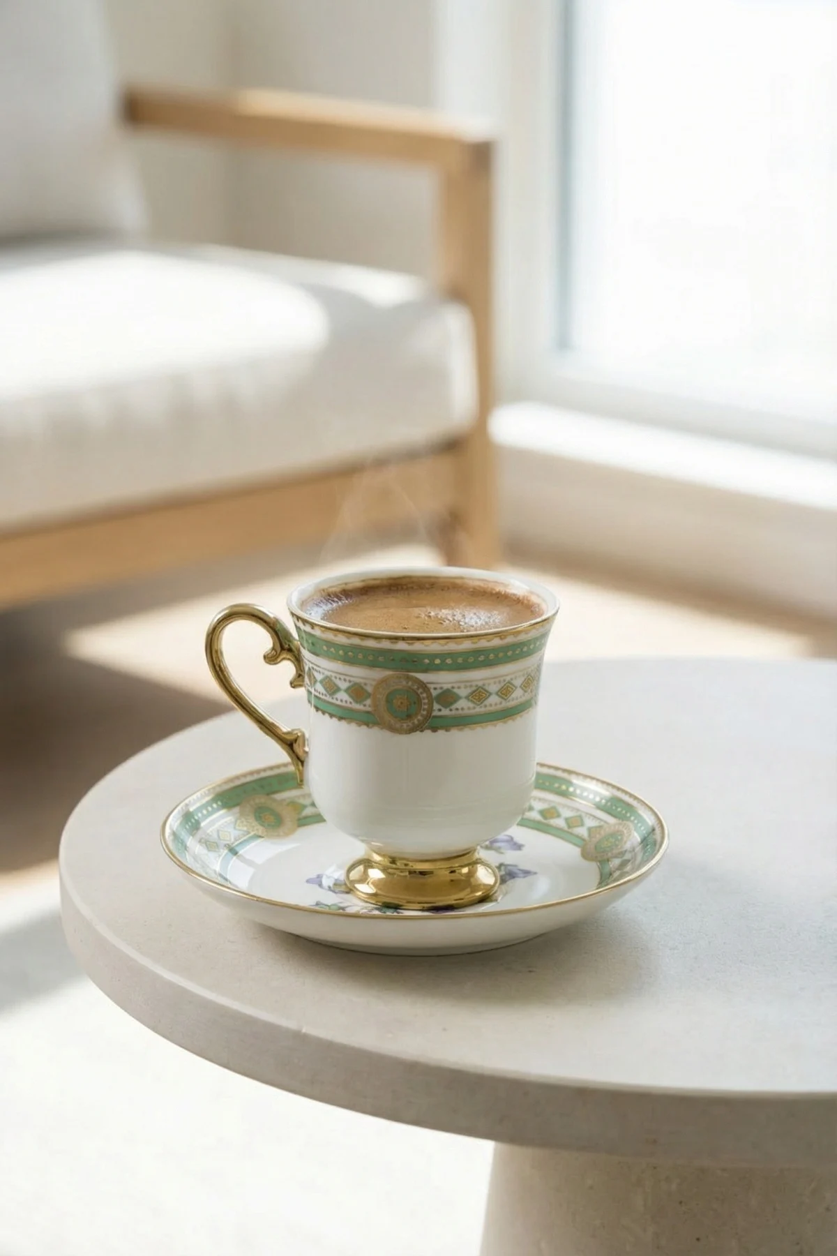 Martina 6 Kişilik Porselen Kahve Fincan Takımı - 90 ml · 4. fotoğraf