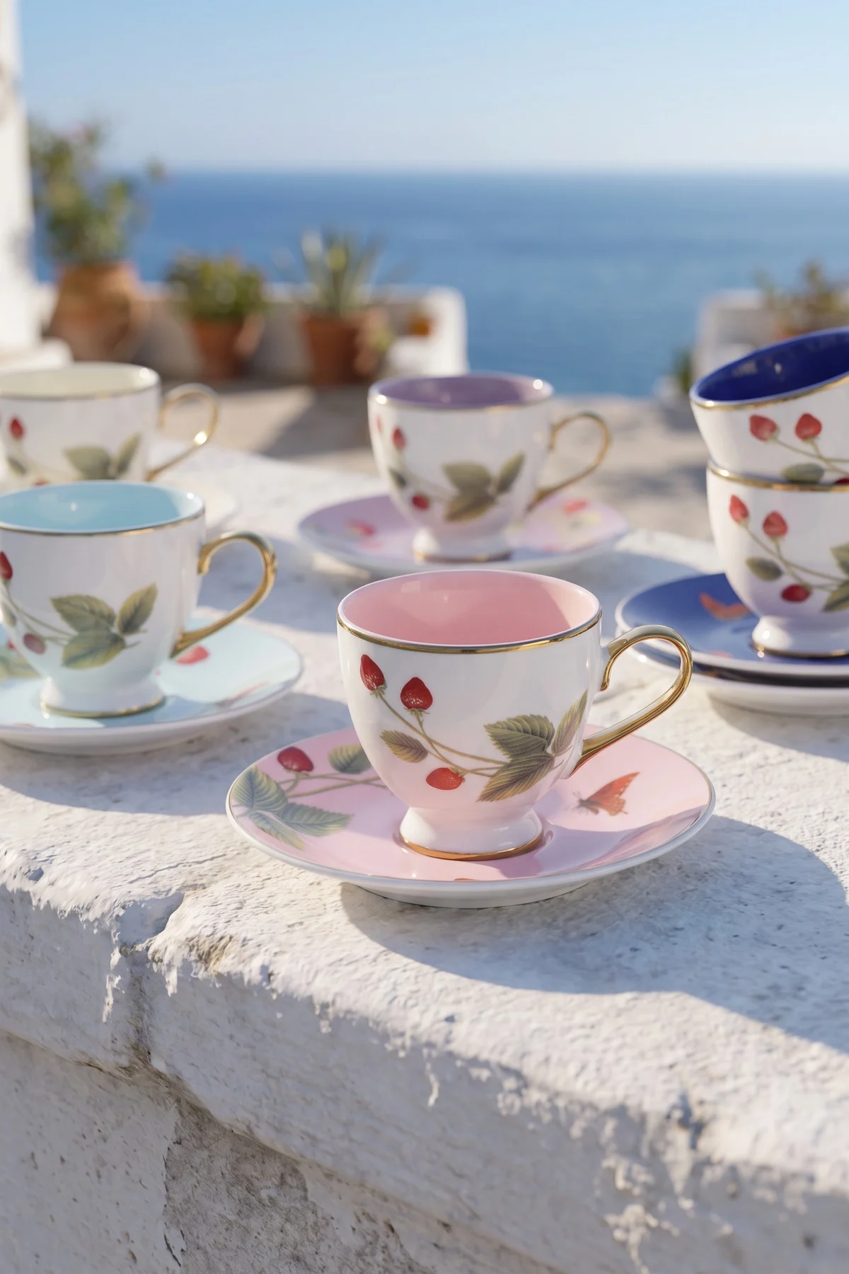 Sirena 6 Kişilik Porselen Kahve Fincan Takımı - 90 ml · 3. fotoğraf