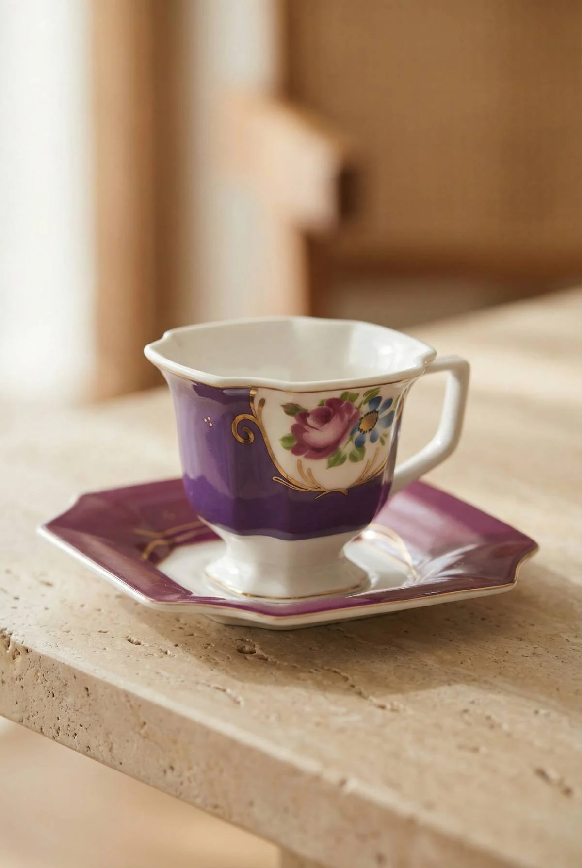 Tabitha 6 Kişilik Porselen Kahve Fincan Takımı - 90 ml · 4. fotoğraf