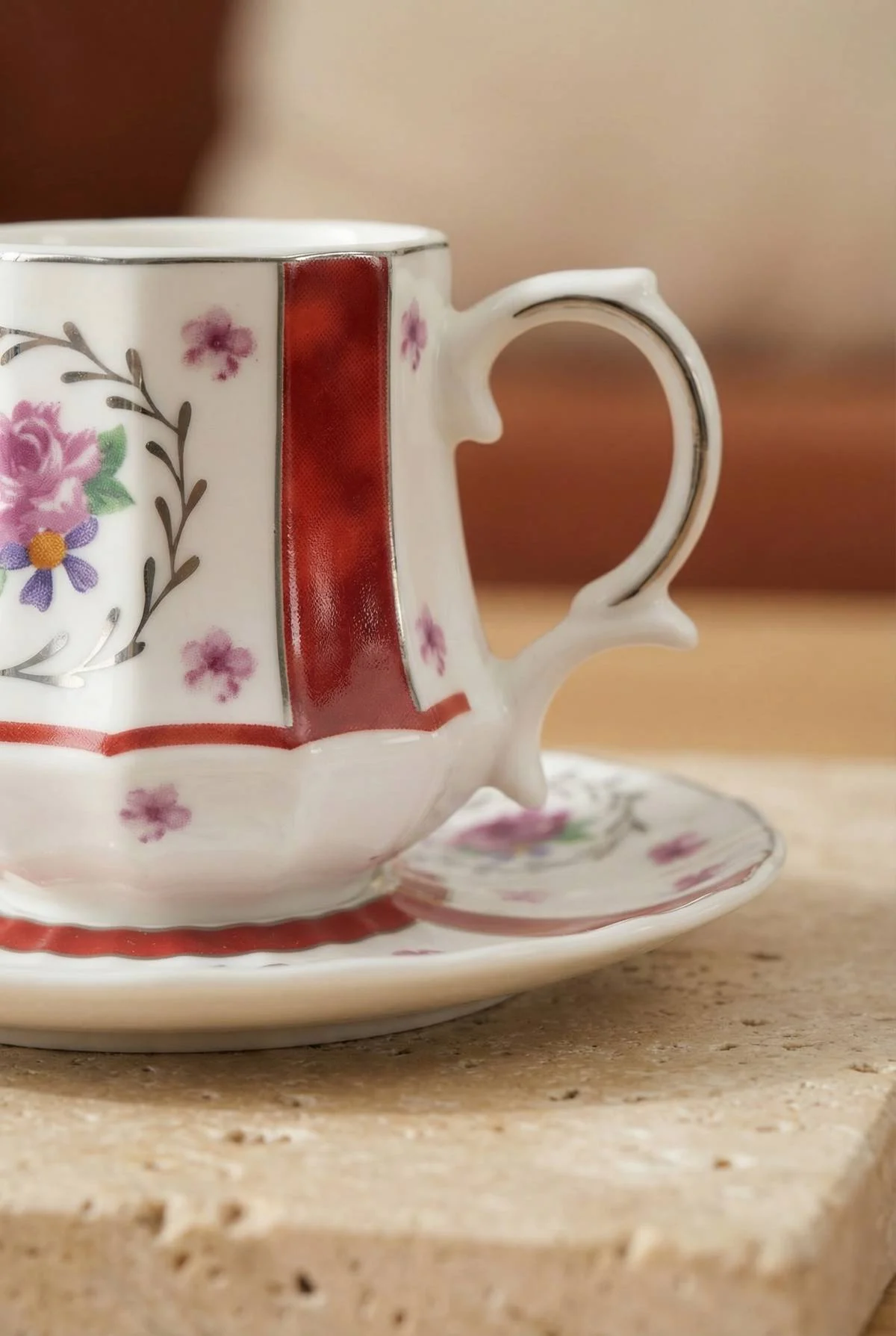 Rafeala 6 Kişilik Porselen Kahve Fincan Takımı - 90 ml · 3. fotoğraf