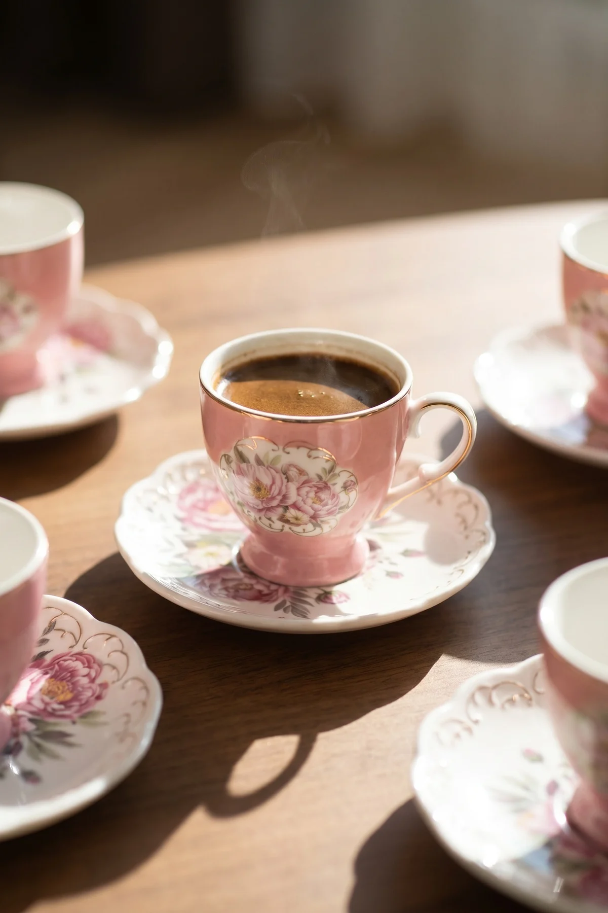 Dolores 6 Kişilik Porselen Kahve Fincan Takımı - 100 ml · 2. fotoğraf