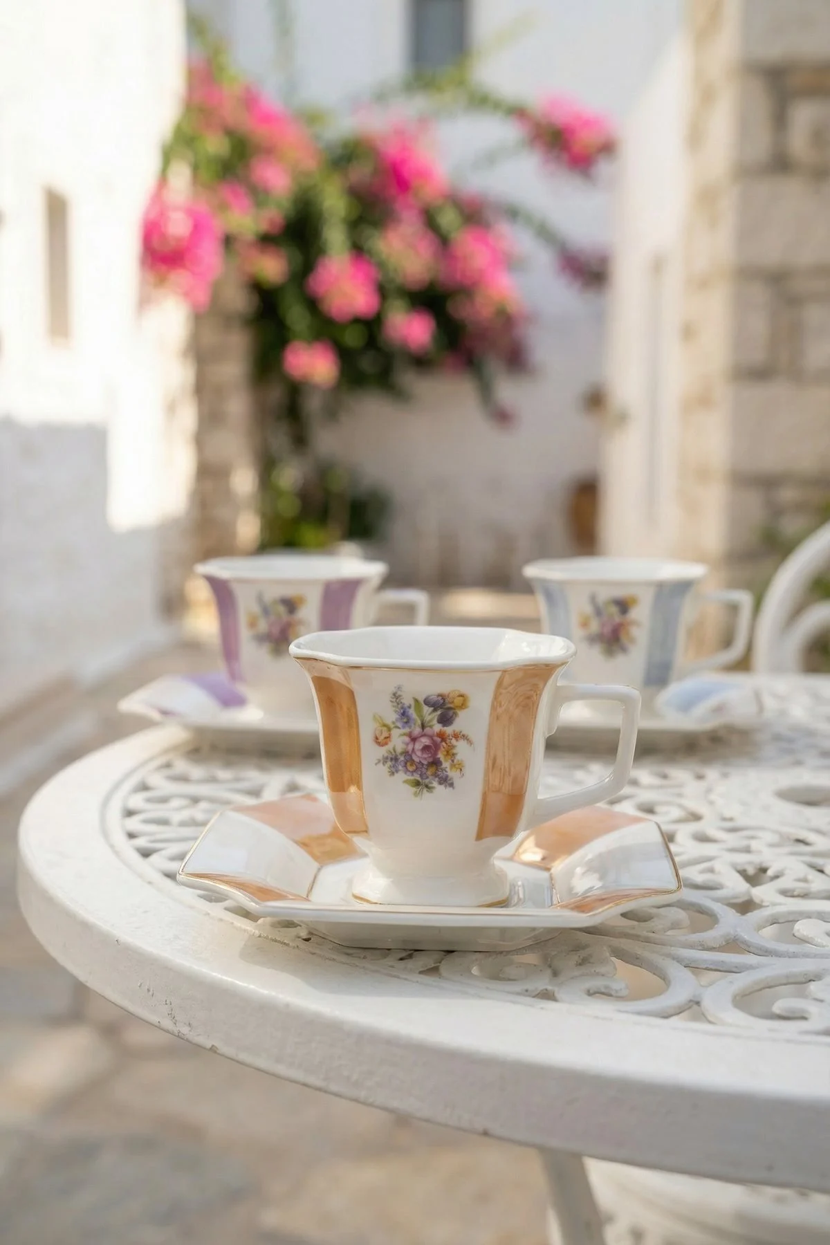 Lucinda 6 Kişilik Porselen Kahve Fincan Takımı - 90 ml · 2. fotoğraf
