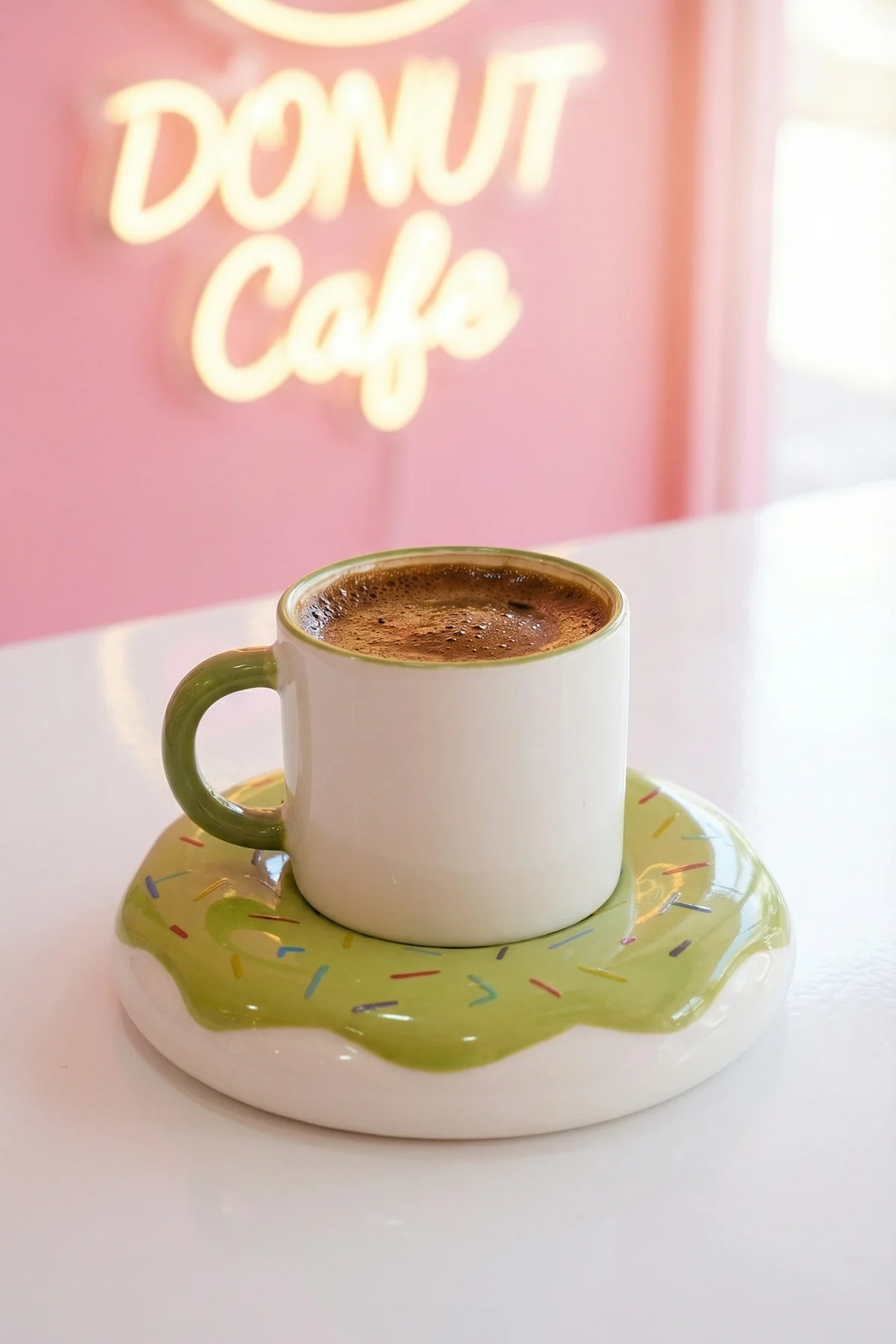 Donut 6 Kişilik Double Porselen Kahve Fincan Takımı - 160 ml · 3. fotoğraf