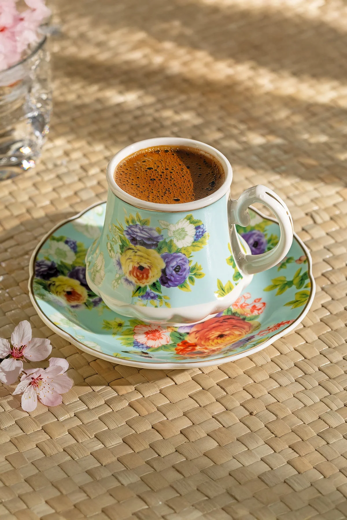 Masal 6 Kişilik 12 Parça Porselen Kahve Fincan Takımı · 4. fotoğraf
