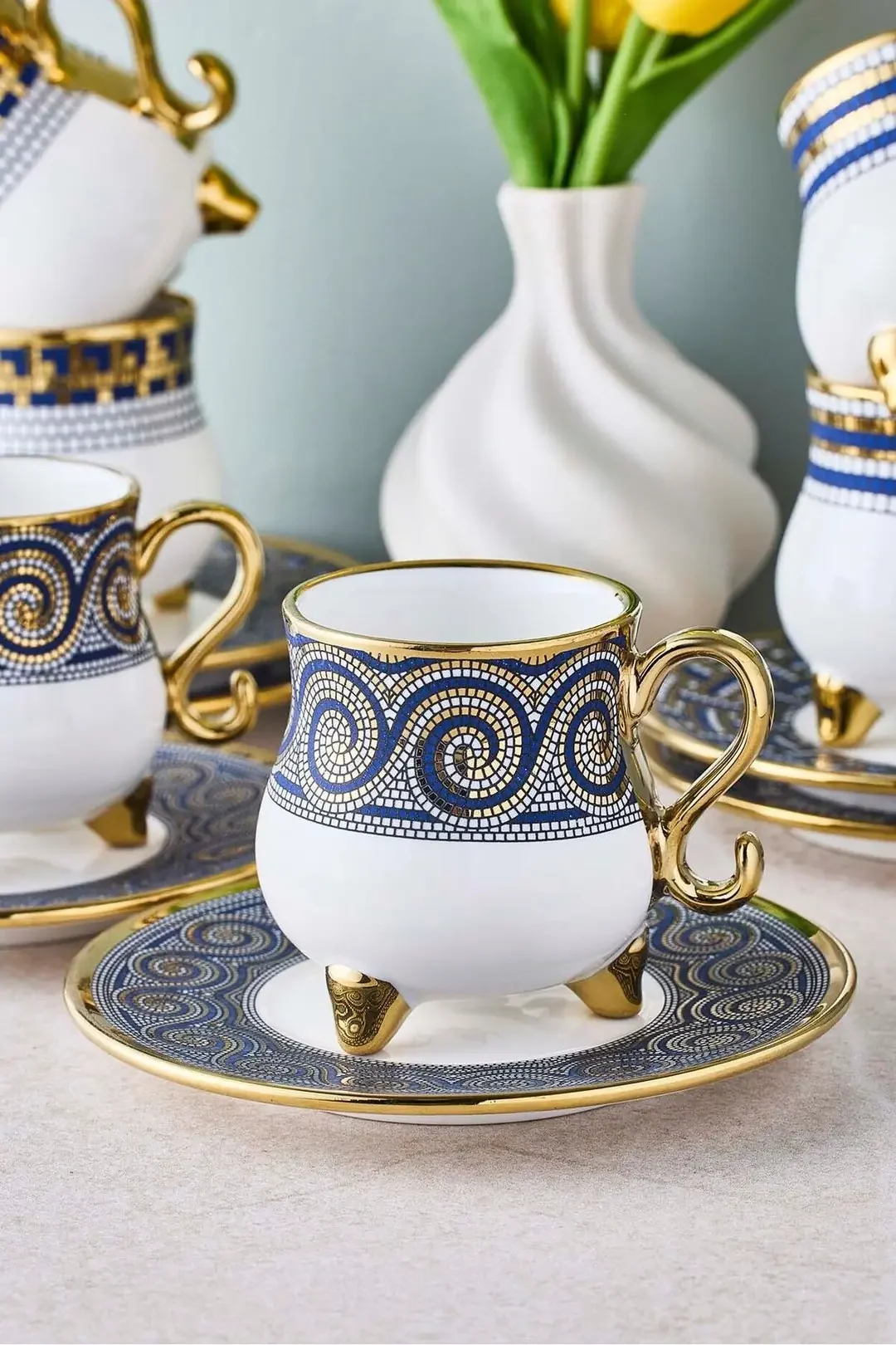 Ottoman 6 Kişilik Porselen Kahve Fincanı Takımı · 3. fotoğraf