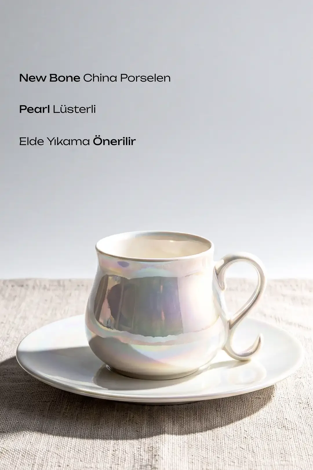 Pearl Porselen Lüster 6 Kişilik Kahve Fincanı Takımı · 2. fotoğraf