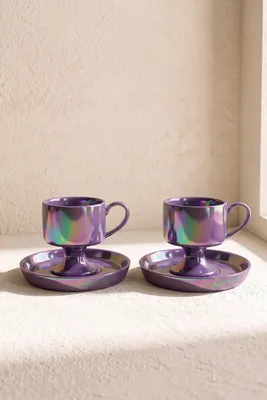 Plum Porselen 2 Kişilik Kahve Fincanı Takımı