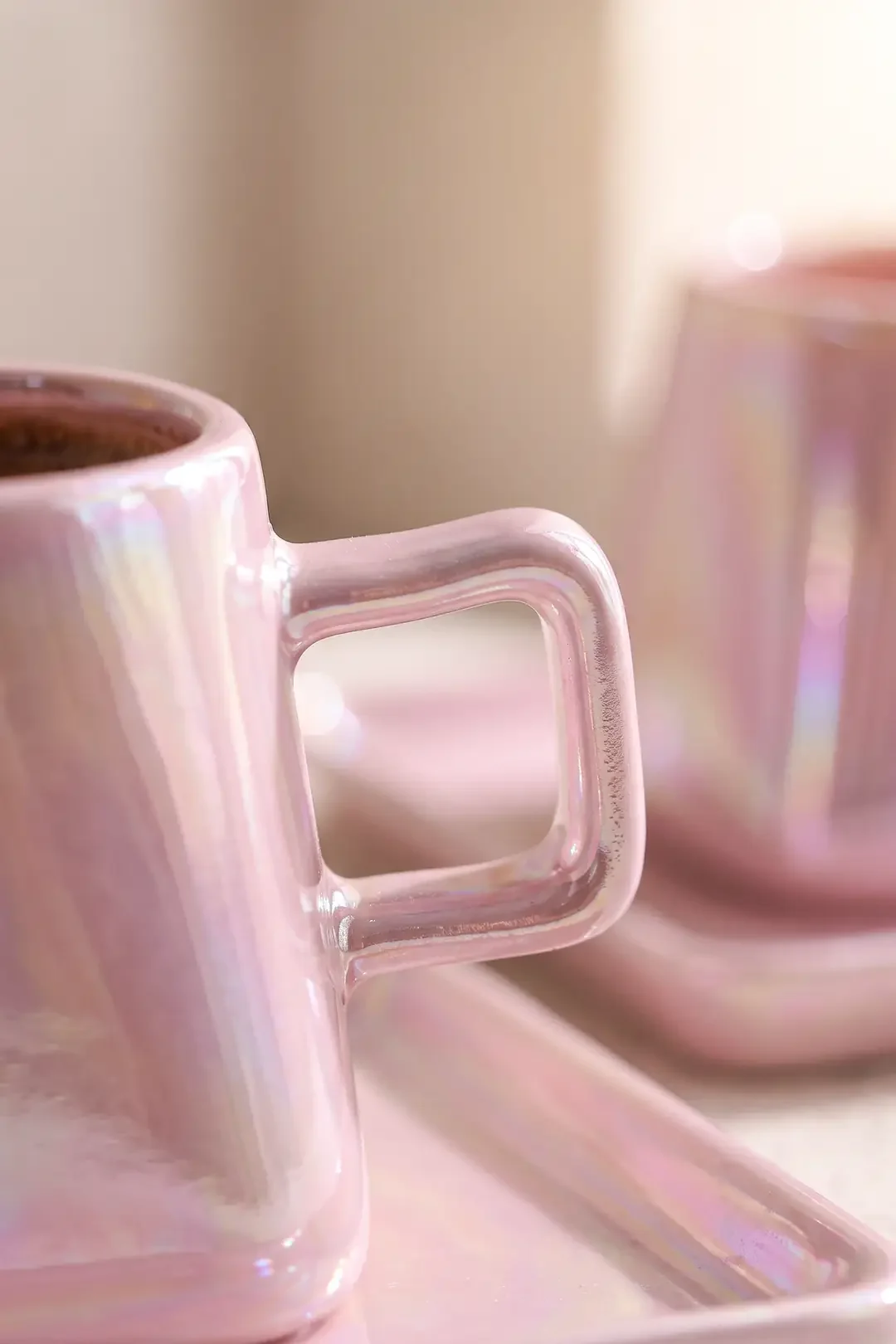 Pinks Porselen 2 Kişilik Kahve Fincanı Takımı · 6. fotoğraf