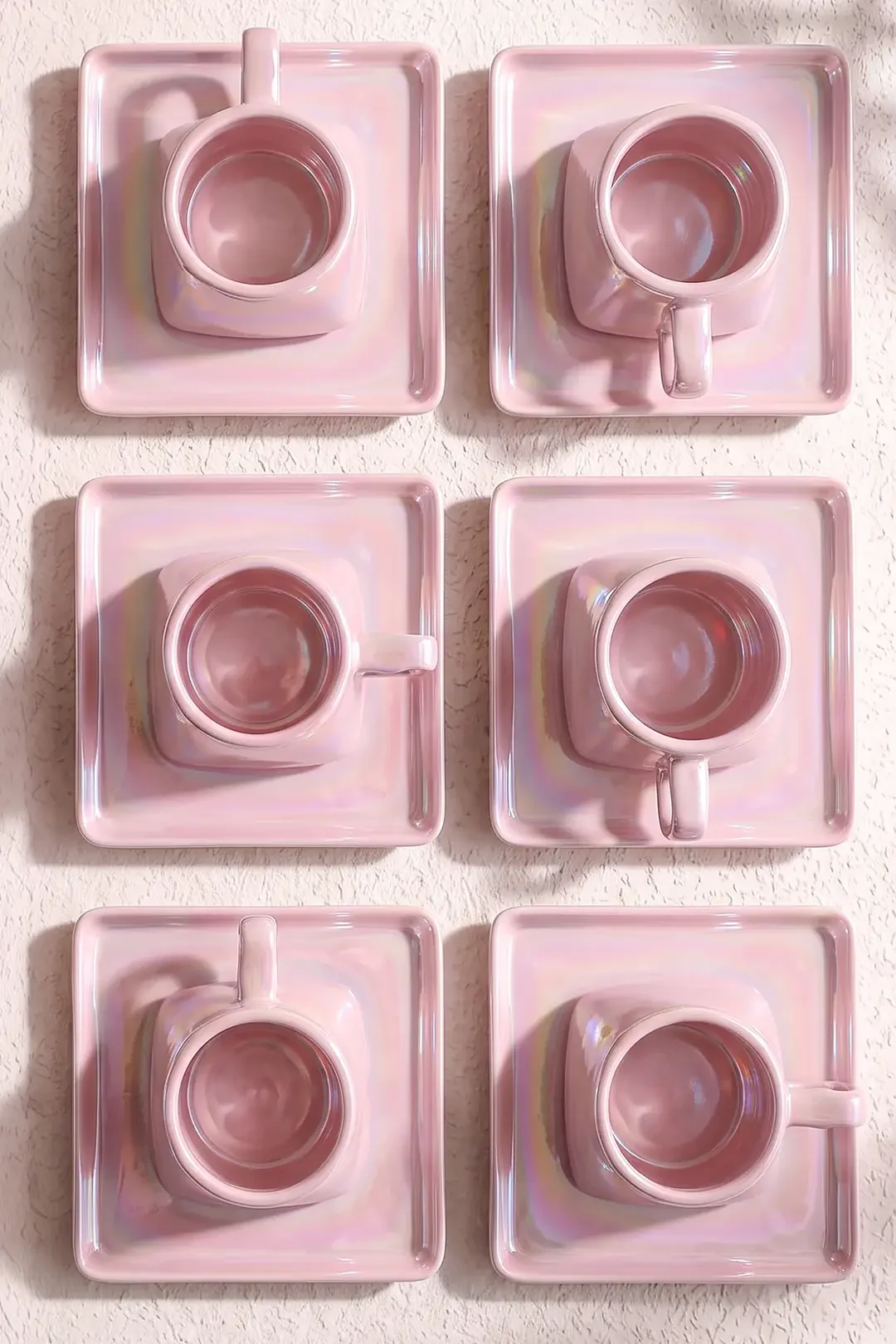 Pinks Porselen 6 Kişilik Kahve Fincanı Takımı · 4. fotoğraf