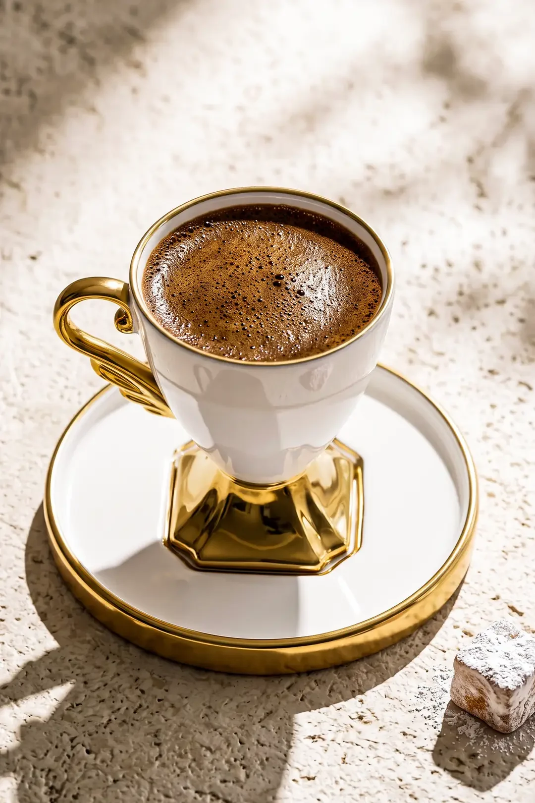 Çengelköy 6 Kişilik Yaldızlı Kahve Fincanı Takımı Seti · 5. fotoğraf